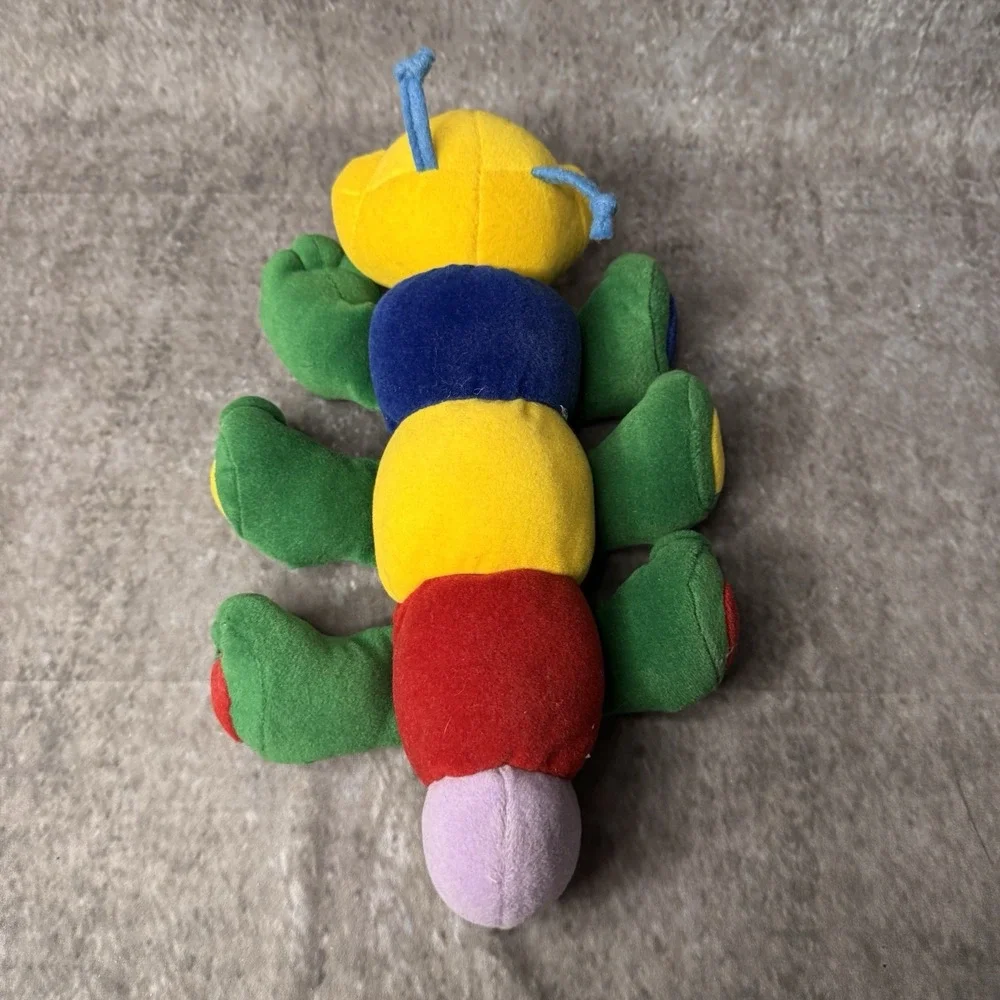 Vintage 1994 Plush Creations Caterpillar Baby Einstein Style HTF Stuffed Animal